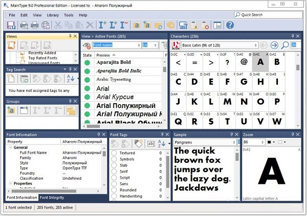 Best free font manager Windows 10