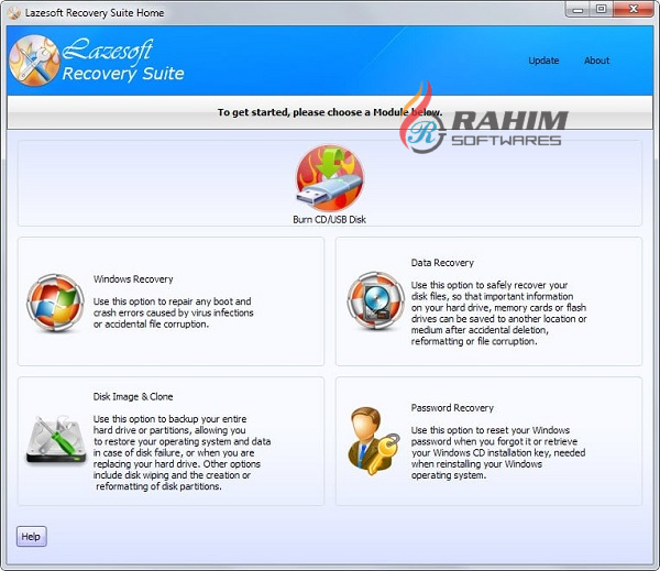 Lazesoft Recovery Suite Unlimited 45 + WinPE Portable Free Download