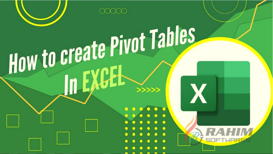 How to create a pivot table in excel