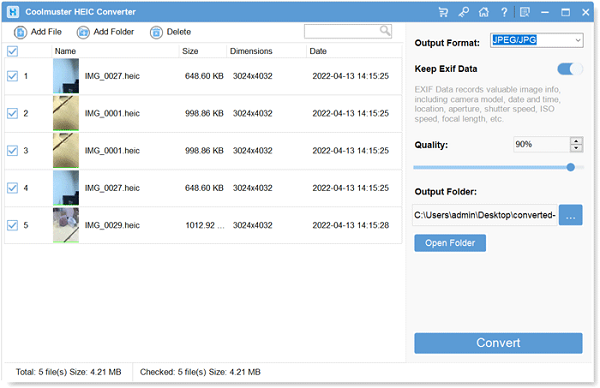 Download Coolmuster HEIC Converter 2024