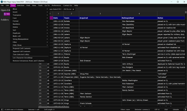 Modern CSV 2.1