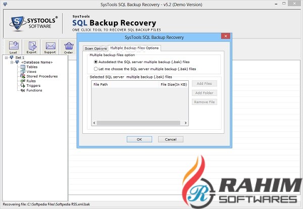 Download Systools SQL Server Recovery Manager 6