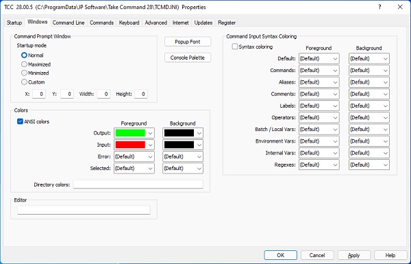 JP Software TCC 33