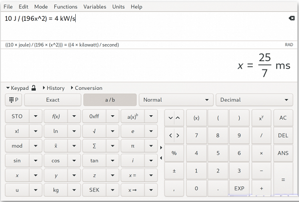 Qalculate 5.5