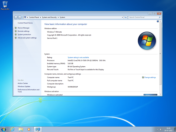 Download Windows 7 SP1 Ultimate 2025