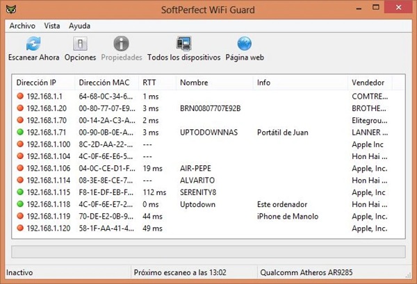 SoftPerfect WiFi Guard 25