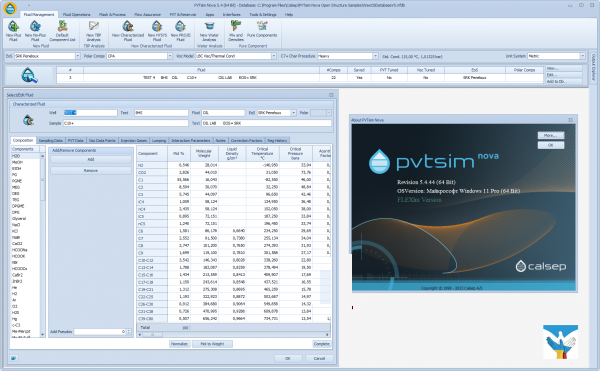 Download Calsep PVTsim Nova