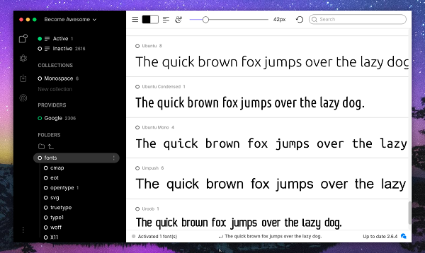 FontBase Awesome 2.23 for PC