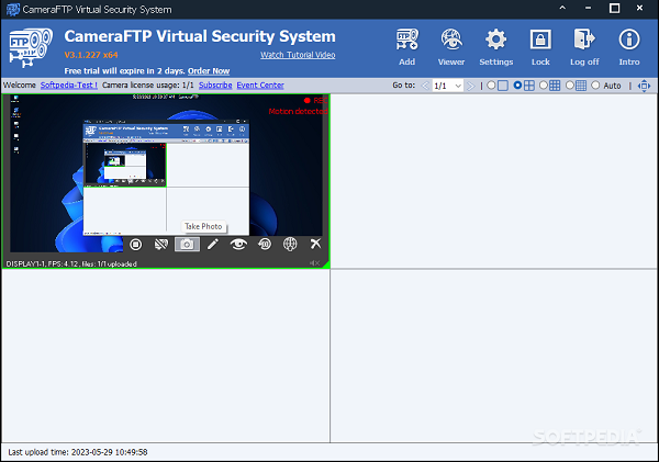 CameraFTP Virtual Security System