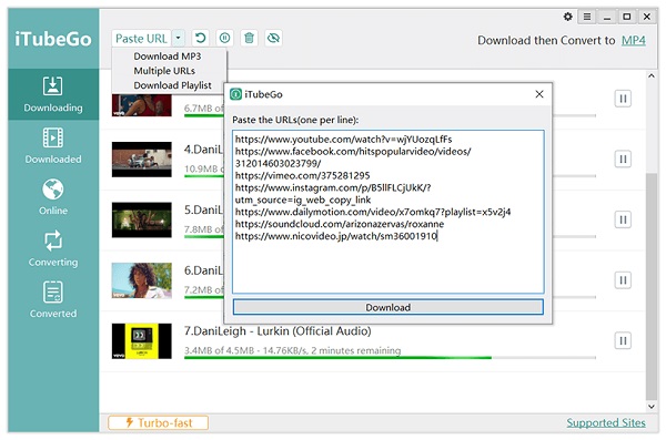 iTubeGo YouTube Downloader Free Download