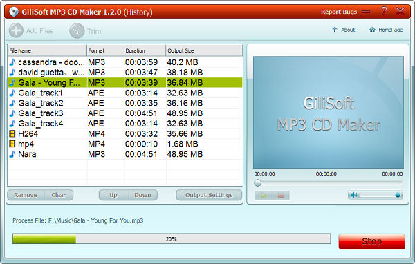 GiliSoft MP3 CD Maker Free Download GiliSoft MP3 CD Maker Free Download